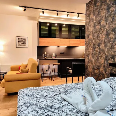 Grand - Wellness Luxusni S Velkou Virivkou, Saunou, Kuchyni A Venkovnim Posezenim V Centru Harrachova Διαμέρισμα